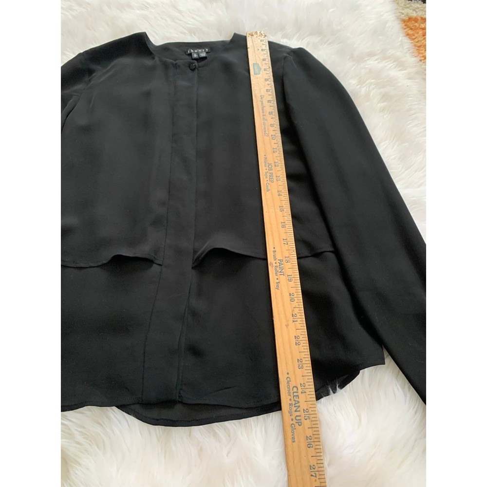 Theory silk blouse - Picture 4 of 8